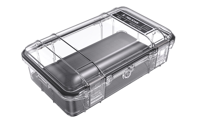 Pelican M60 Micro Case Waterproof Impact-Resistant Black/Clear