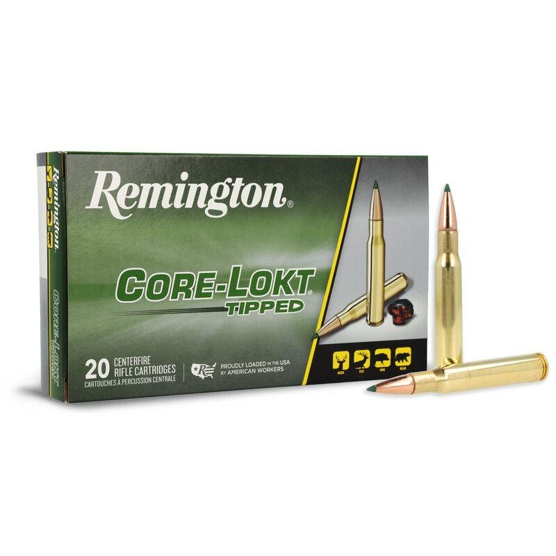 Remington Ammunition Core-Lokt Tipped 30-06 Springfield 180 gr 20 Per Box/ 10 Cs