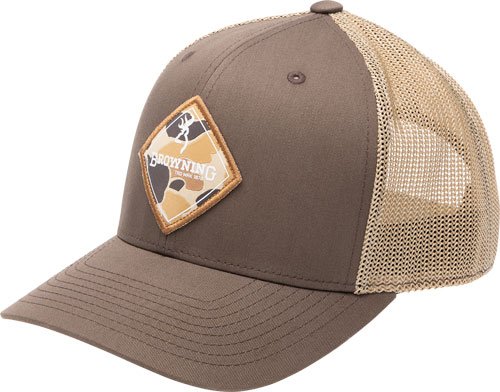 BROWNING CAP LURE SNAP BACK BROWN VINTAGE TAN