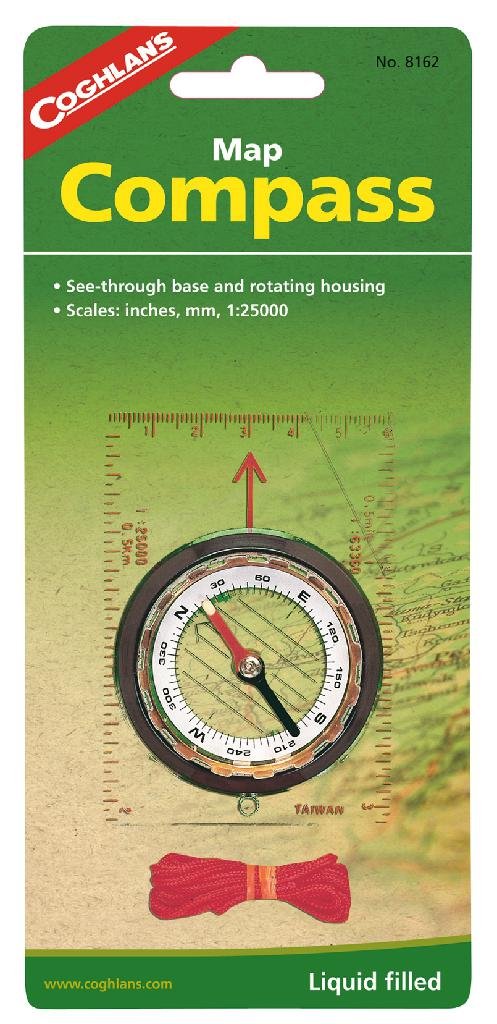 Buy Coghlan's 8162 Map Compass See-Through Base Liquid-Filled Housing online
