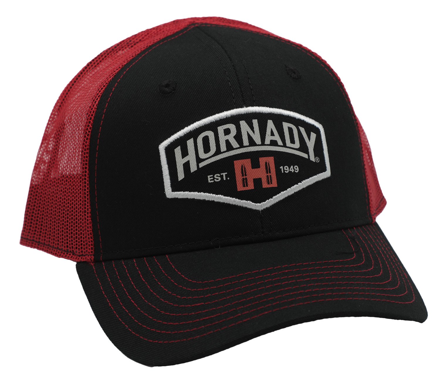 Buy Horn Hunter Established Mesh Cap Black Red Structured 99214 online