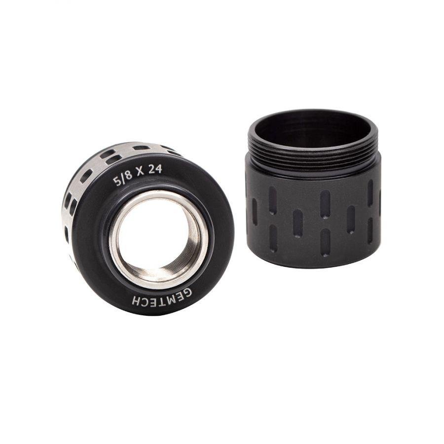 Gemtech 12196 Adapter Black 1/2x28 for GM-45 Silencer