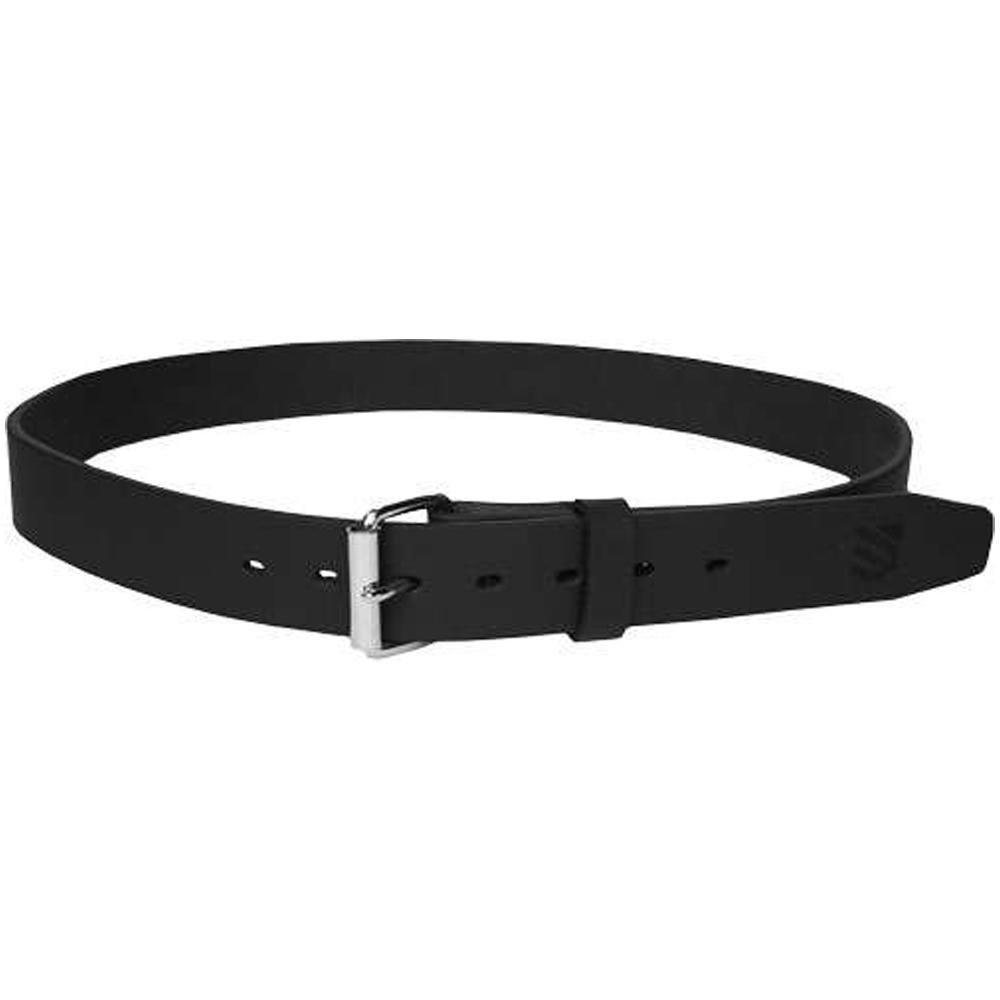 Blackhawk 410248BK EDC Gun Belt, Standard Buckle, Black Leather, 48/52 - Blackhawk