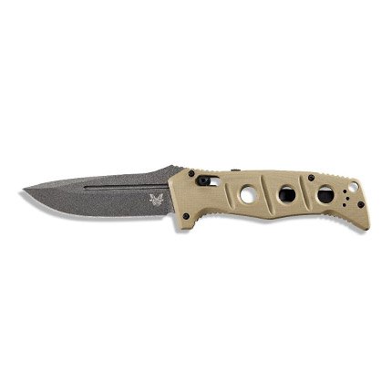 Benchmade 2750GY-3 Adamas 3.8" Tan G10 Scales AU/GY/PL - Benchmade