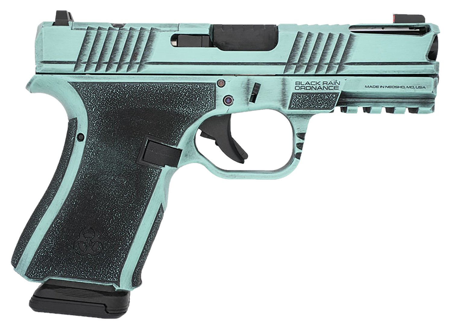 Black Rain Ordnance FLP9MMTBB 9mm 15+1 4" Optic Ready Pistol