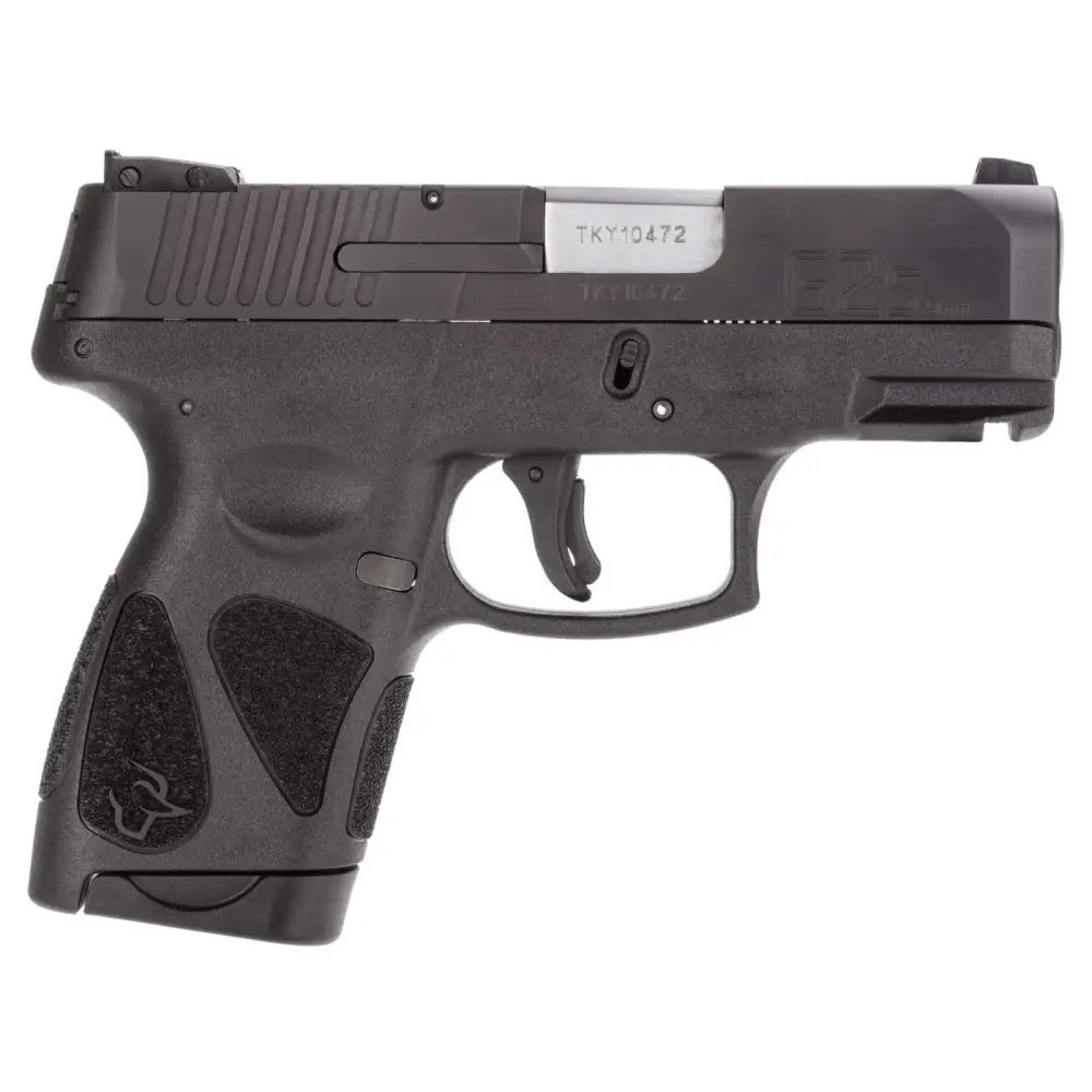 Taurus G2S 9mm Subcompact Pistol: Matte Black, Striker Action, 7-Round Capacity, Polymer Grip, Adjustable Sights, 3.25" Barrel