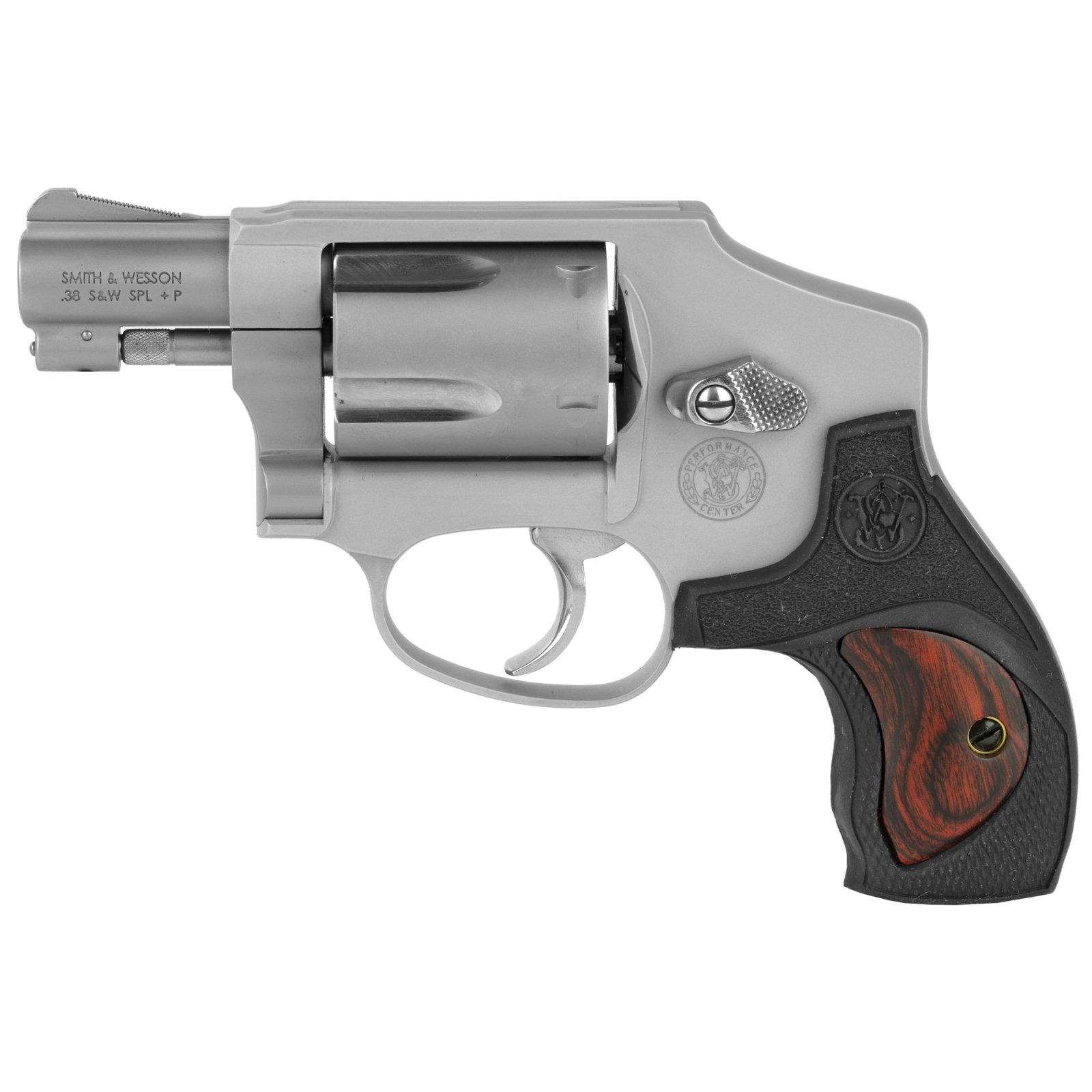 Smith & Wesson 10186 Model 642 38 S&W Spl +P 1.875 in DAO 5 Rounds Matte Si - Smith & Wesson - 38 Special
