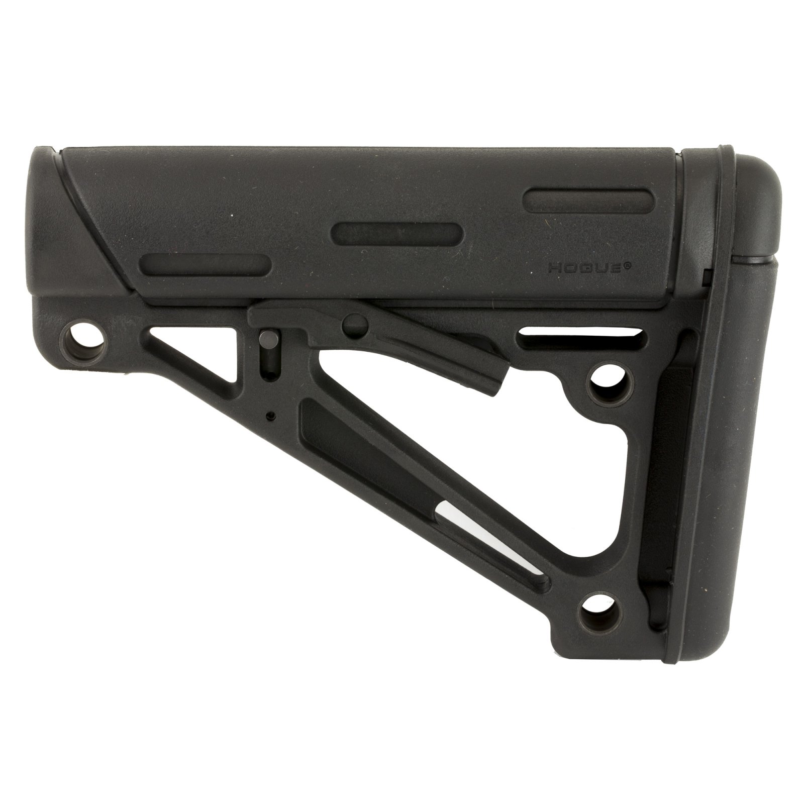 Hogue 15040 OverMolded 6-Position Collapsible Stock Mil-Spec Black