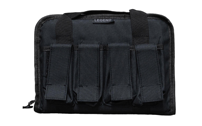 Pegasus PEG100-BK Tactical Pistol Case, Polyester, 12.5"x1.5"x8", Black