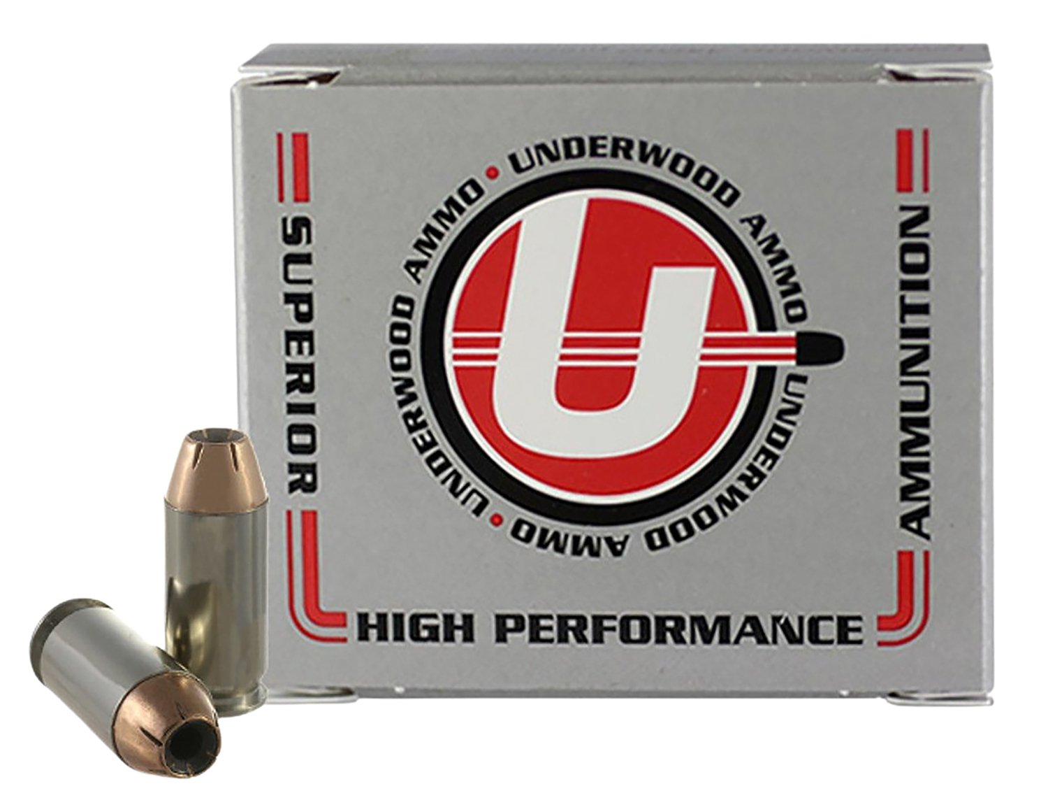 Underwood 625 .460 Rowland 230GR JHP Nickel-Plated Ammo 20 Rounds - Underwood Ammo - .460 ROWLAND