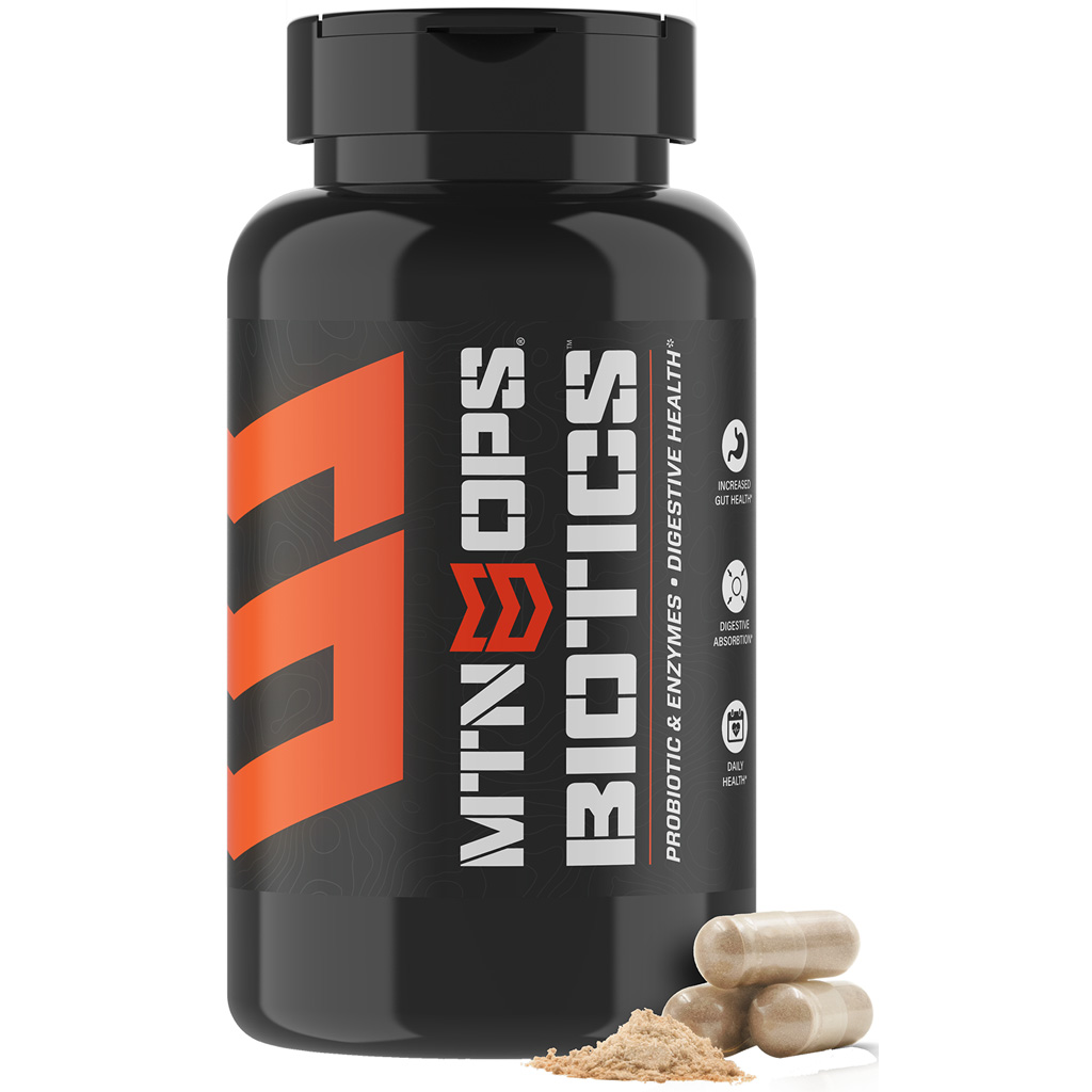 MTN Ops 2109000430 Biotics Capsules 30ct, Pre & Probiotic Blend