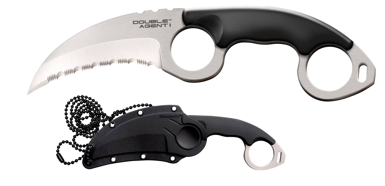 COLD STEEL DOUBLE AGENT I 7.625 IN AOL 3 IN KARAMB...