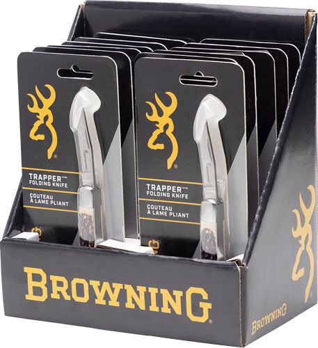 BROWNING KNIFE TRAPPER COUNTER DISPLAY 12