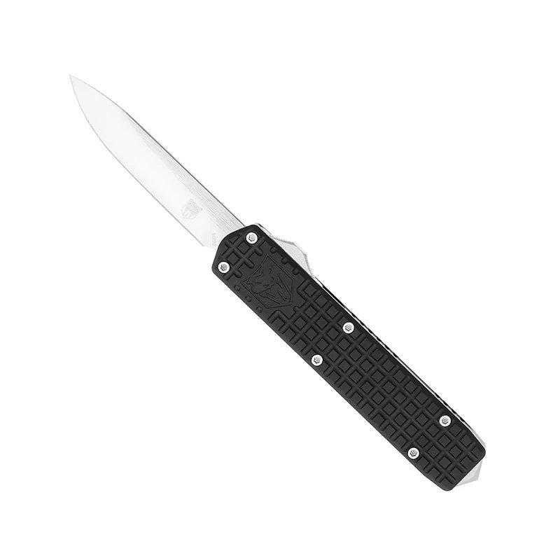 CobraTec SCTWBLKM390DNS Small Warrior Black M390 Drop Point Knife