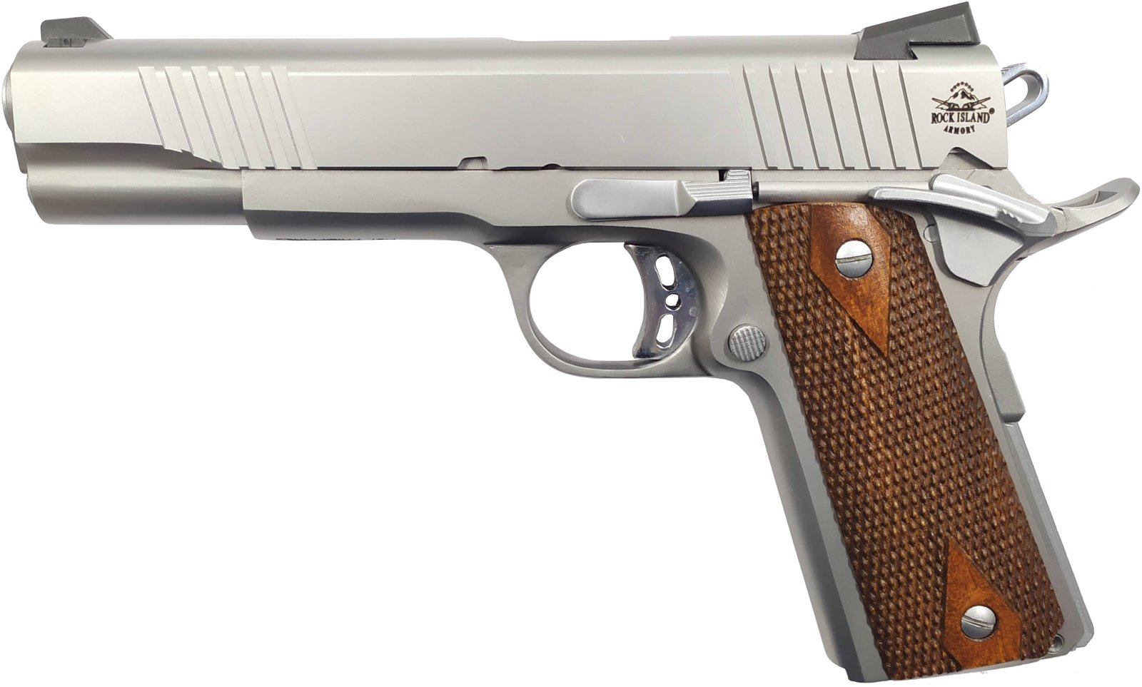 Rock Island 51414 Standard FS *CA Compliant 45 ACP Caliber with 5"...