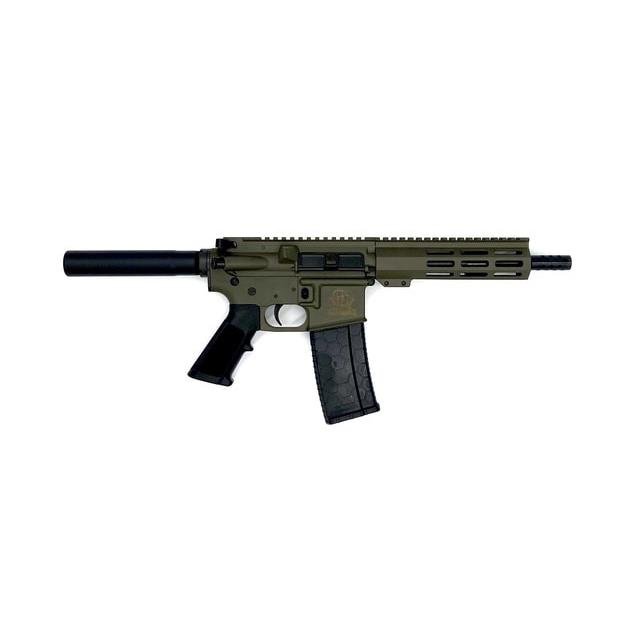 GLFA GL15223PODG .223 Wylde AR15 Pistol 7.5" Nitride Barrel OD Green - Great Lakes Firearms - .223 Wylde