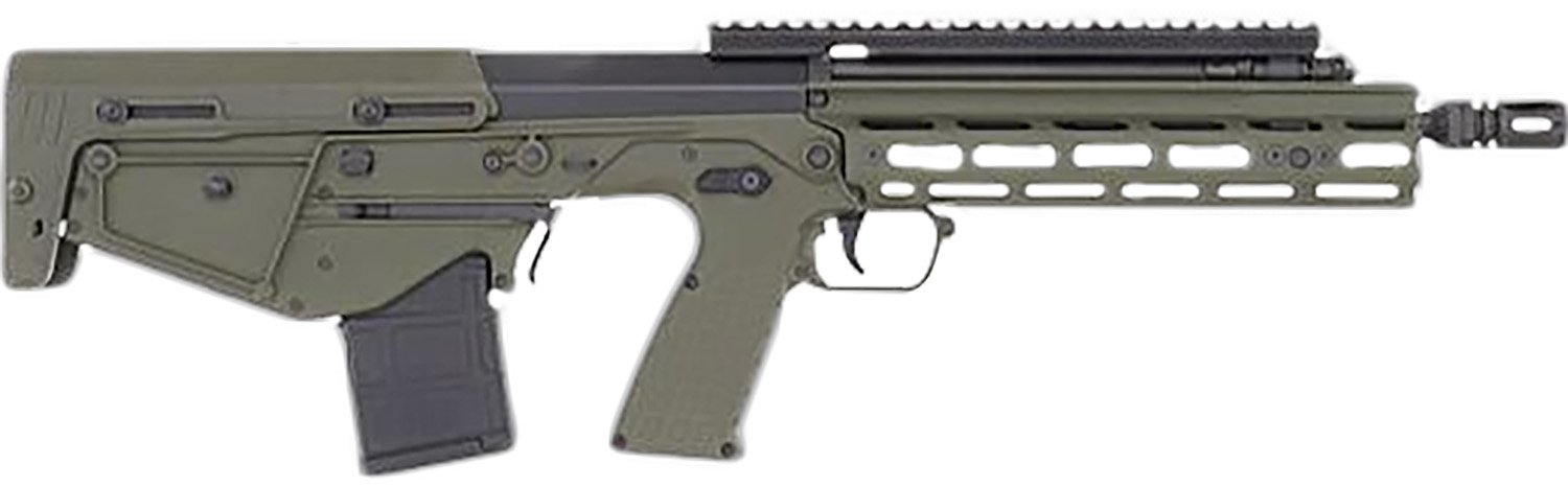 Kel-Tec RDB Defender Green AR-15 Rifle - .223 Rem/5.56, Ambidextrous, M-LOK Handguard, Collapsible Stock, 16" Barrel - Kel-Tec - 5.56MM