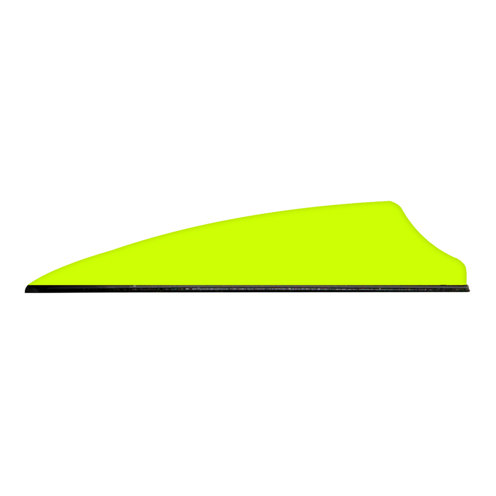 Buy Q2i Fusion X-II Vanes 2.1in Neon Yellow 100pk Shield Cut online