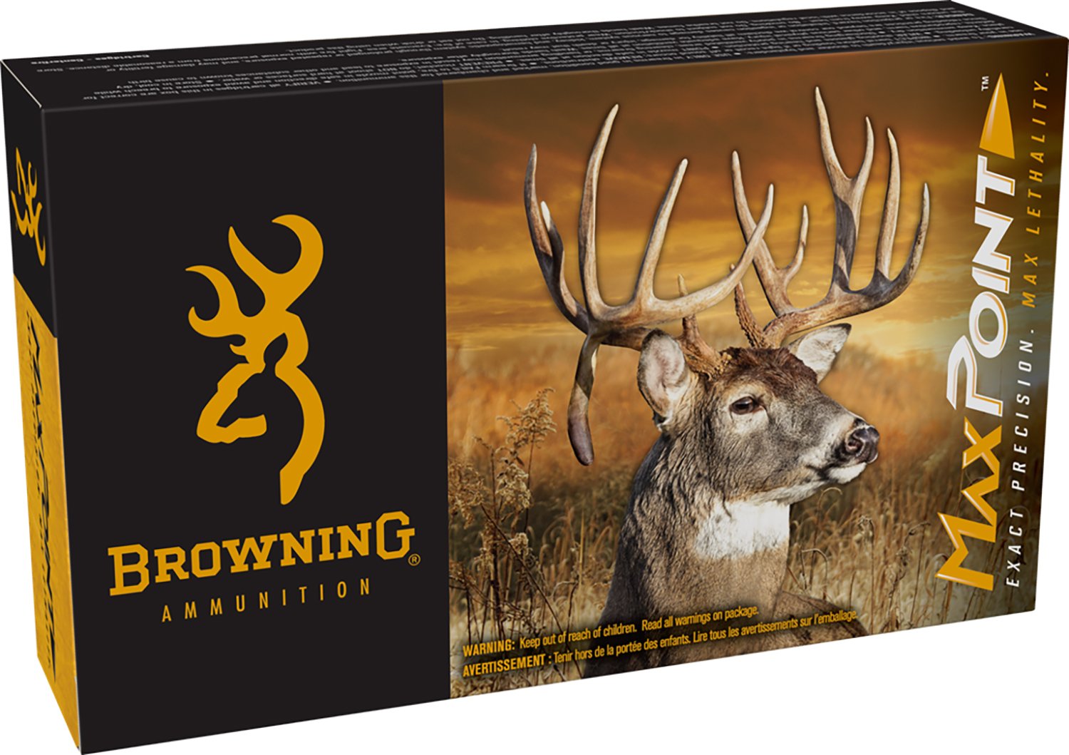 Browning Maxpoint 243 Winchester Polymer Tipped Rifle Ammo 95 Grains