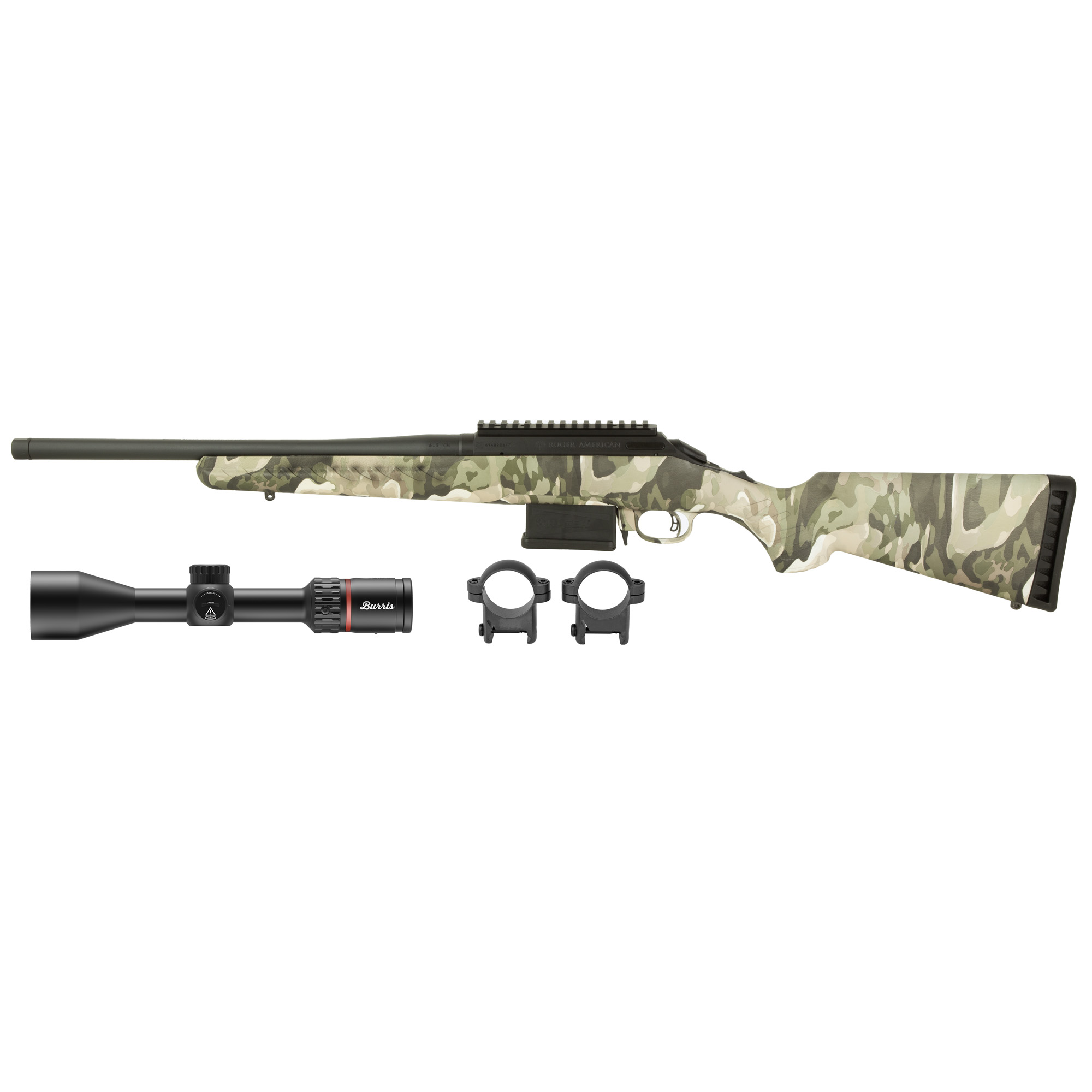 Ruger 36921 American Predator 6.5 Creedmoor 16.375" 5rd Camo Stock