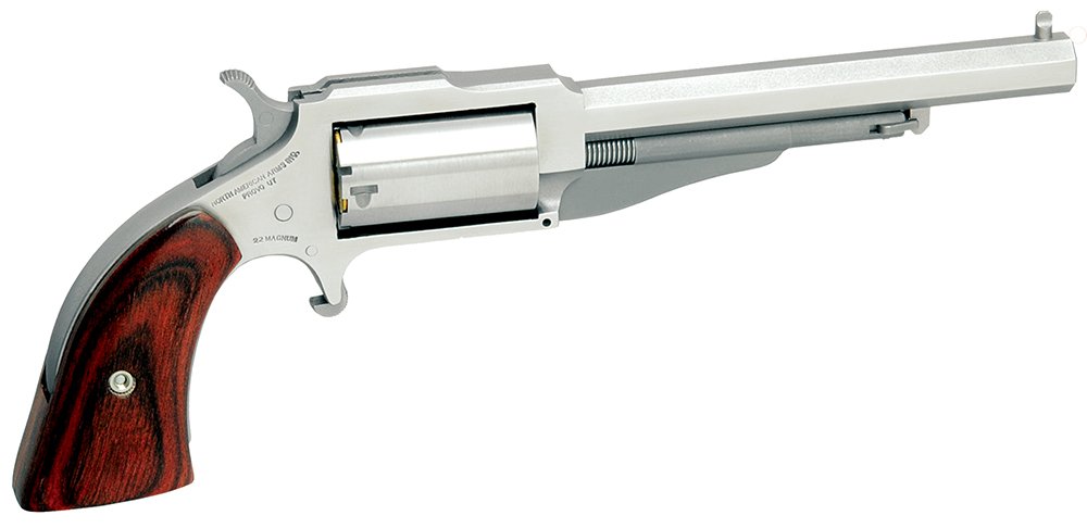 NAA The Earl 22 WMR 4 in Stainless 5 Shot Single Action - NAA - 22 Magnum