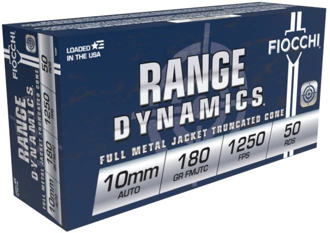 Fiocchi Shooting Dynamics 10mm Auto 180gr FMJ 50 Rounds