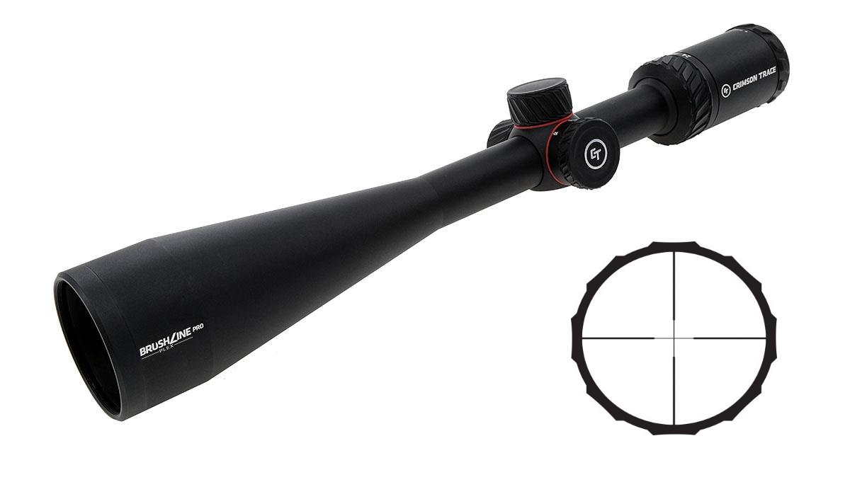 Crimson Trace 01-01310 Brushline Pro 3-12X42 Plex 30mm Matte Scope - Crimson Trace
