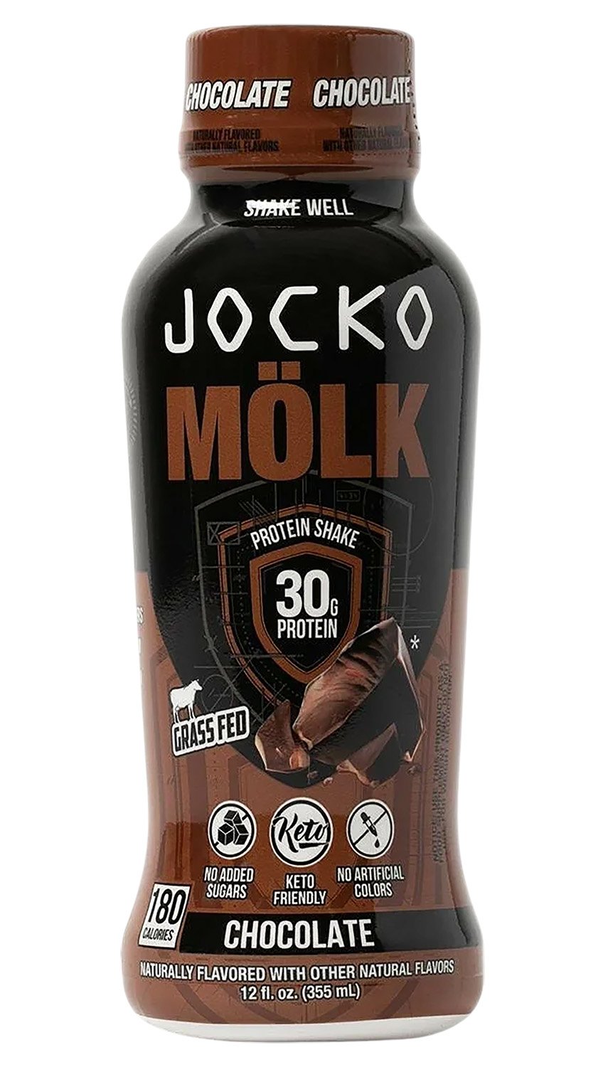Jocko Fuel 29092 Chocolate Protein Shake 12oz 12Pack - JOCKO