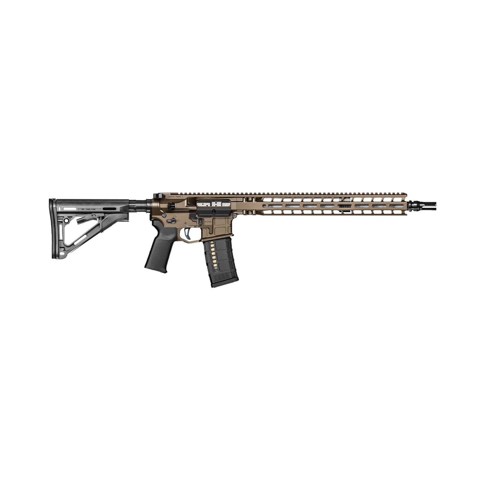 Buy Radian Weapons R0044 Model 1, 223 Wylde, 16" Barrel, M-LOK, Radian Brown online