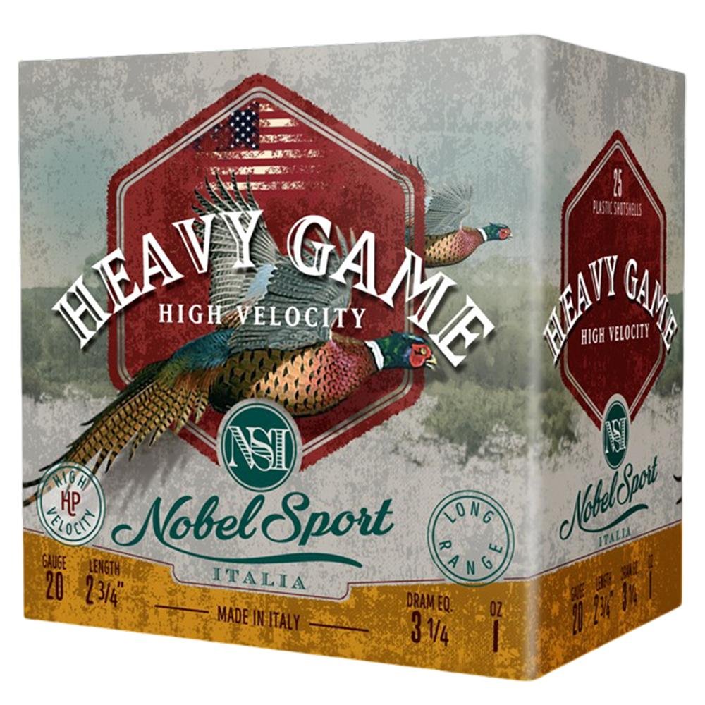 Buy Nobel Sport Heavy Game High Velocity Shotshell  20ga 2-3/4 1oz 1330 fps #8 25/ct online