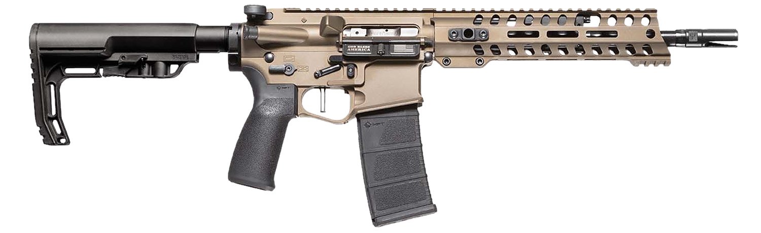POF 01441 Renegade+ SBR 300 Blackout 10.5" Burnt Bronze Cerakote - POF USA - 300 BLACKOUT
