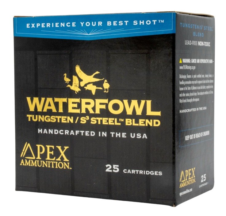 Apex 20 GA Waterfowl TSS/S3 Steel Blend 1 1/8 oz 3" 25rd Shotgun Shells - Apex Tactical Specialties