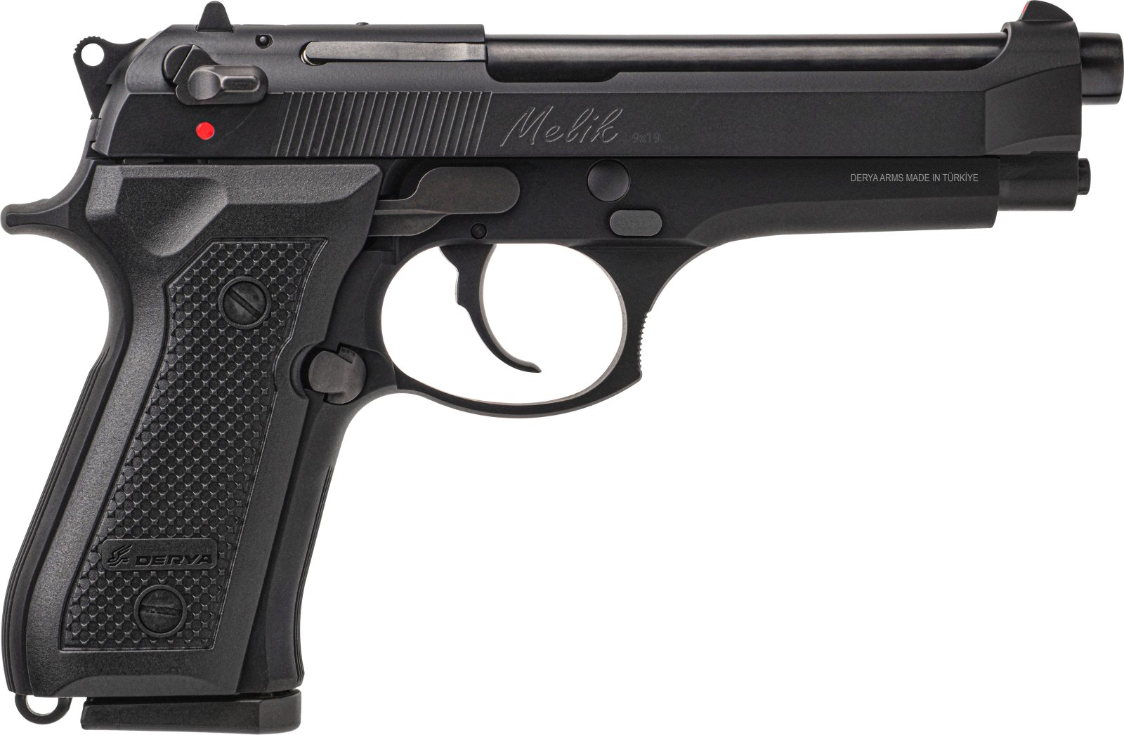 Derya Firearms MELIK9TR 9mm Luger 17+1 4.90" Black Melonite Pistol