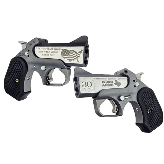 Bond Arms Limited Edition 30th Anniversary XL Handgun .45 Colt /410ga 2rd Capacity 3 Barrel w/Extended Grips - Bond Arms, Inc. - 410 Bore | 45 Colt