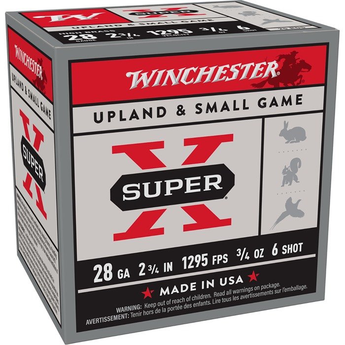 Winchester Super-X 28 Gauge 2-3/4" 250-Rounds - Winchester
