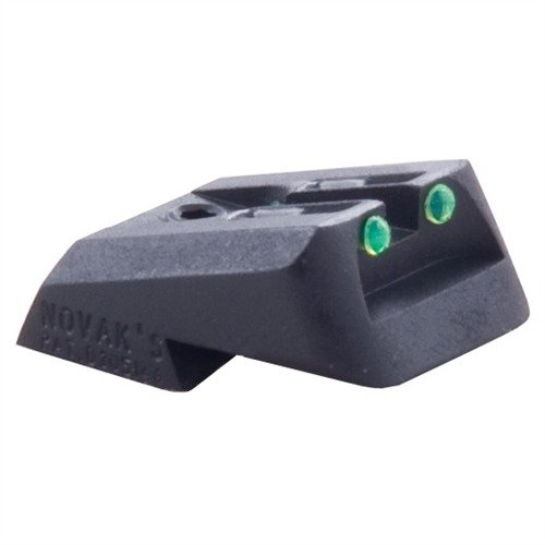 Novak FIBER OPTIC LO-MOUNT REAR SIGHT GREEN FITS COLT 1911 - Novak