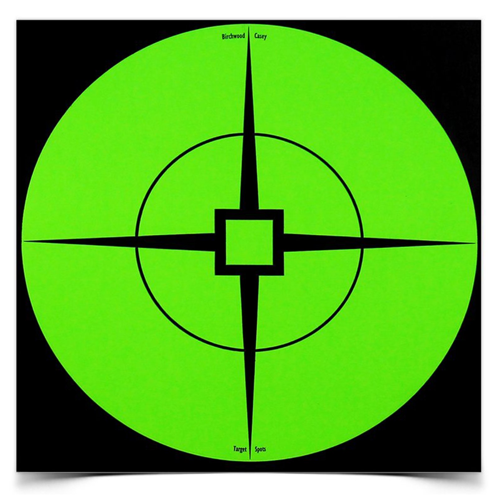 Birchwood Casey Target Spots 6" Crosshair Green 10 Pack - Birchwood Casey - 6"