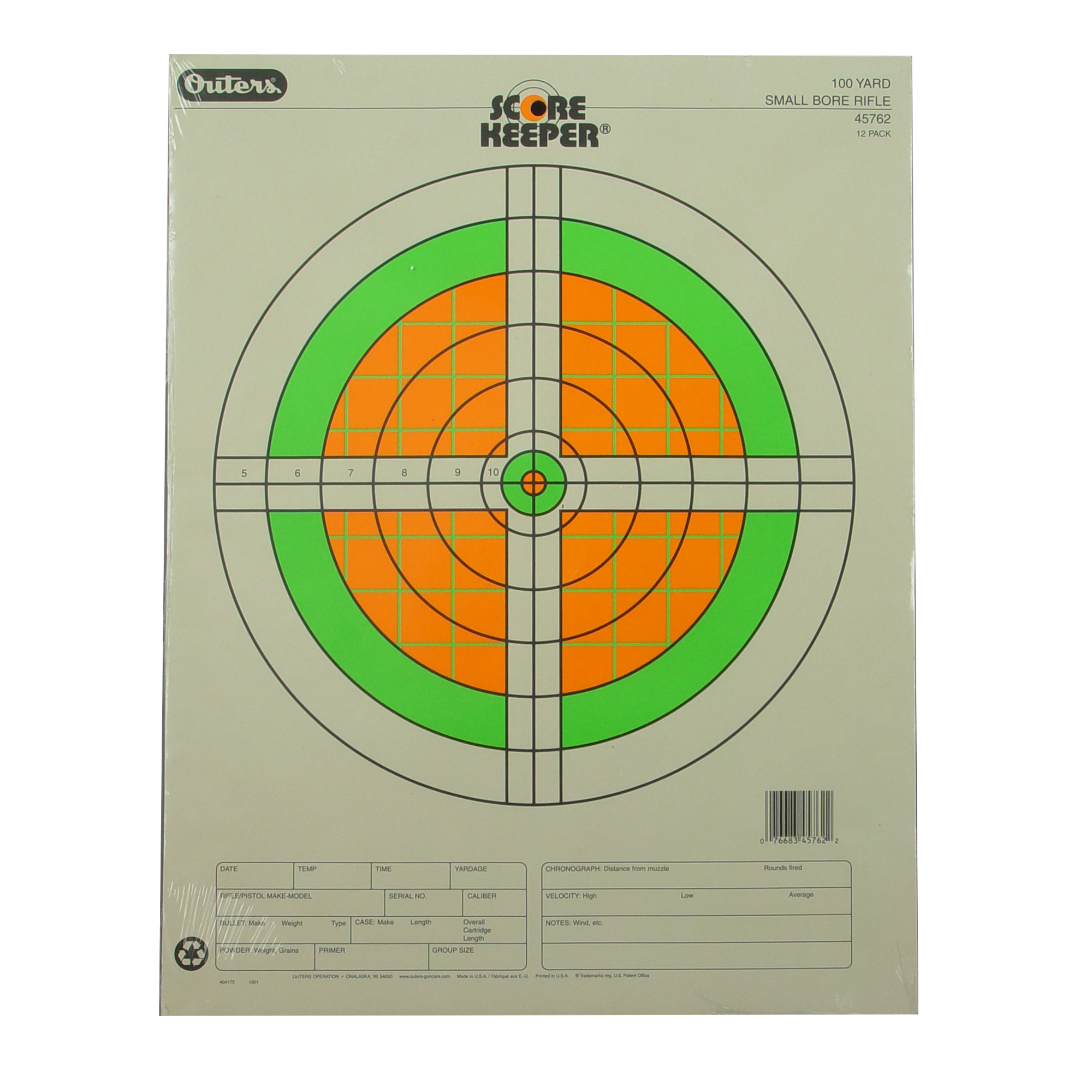 Champion 45762 100 Yard Small Bore Rifle Fluorescent 12 Pack