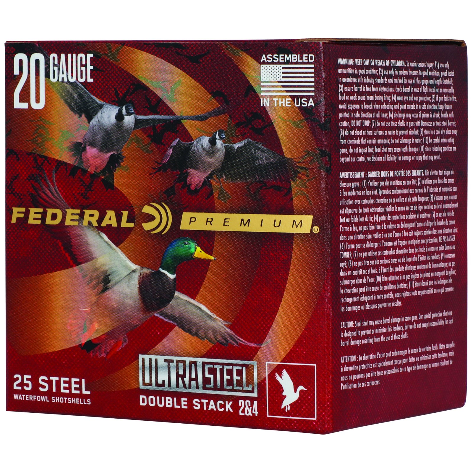 Federal PWUX2092 Premium Black Cloud 20Ga 3" 1oz 1400fps 25/Box - Federal Premium Ammunition - 20 GAUGE