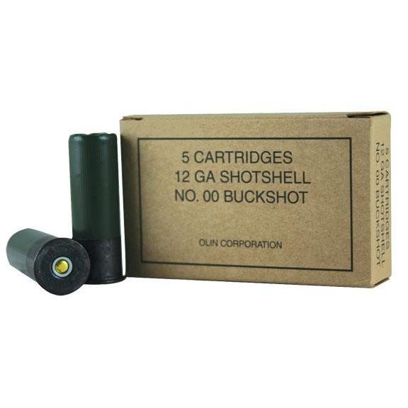 Winchester Ammo Q1544 Military Grade 12 Gauge 2.75" 9 Pellets 1325 fps 00 Buck Shot 5 Bx/50 Cs - Winchester - 12 Gauge