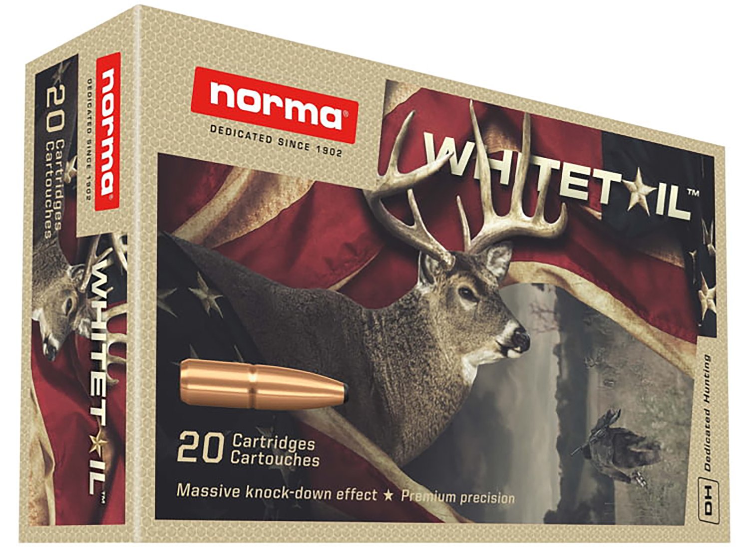 Buy Norma Ammunition 20169562 Dedicated Hunting Whitetail 270Win 130gr... online