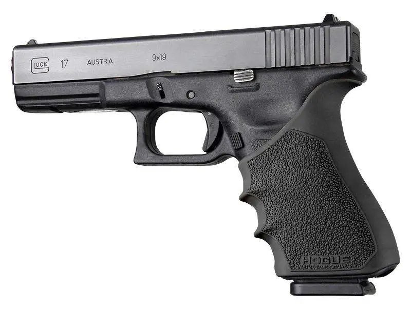 Buy Hogue 17030 HandALL Beavertail Grip Sleeve Black Fits Glock Gen 3-4 online