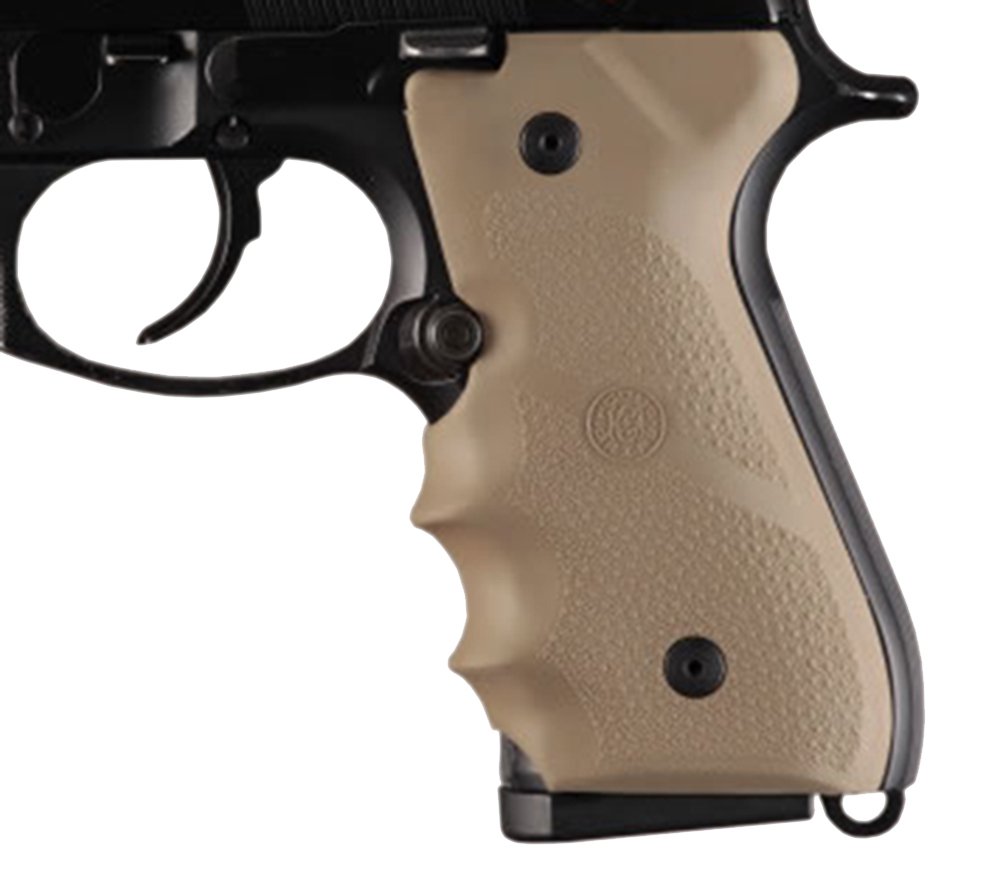 Buy Hogue Rubber Grip FDE with Finger Grooves for Beretta 92/96 online