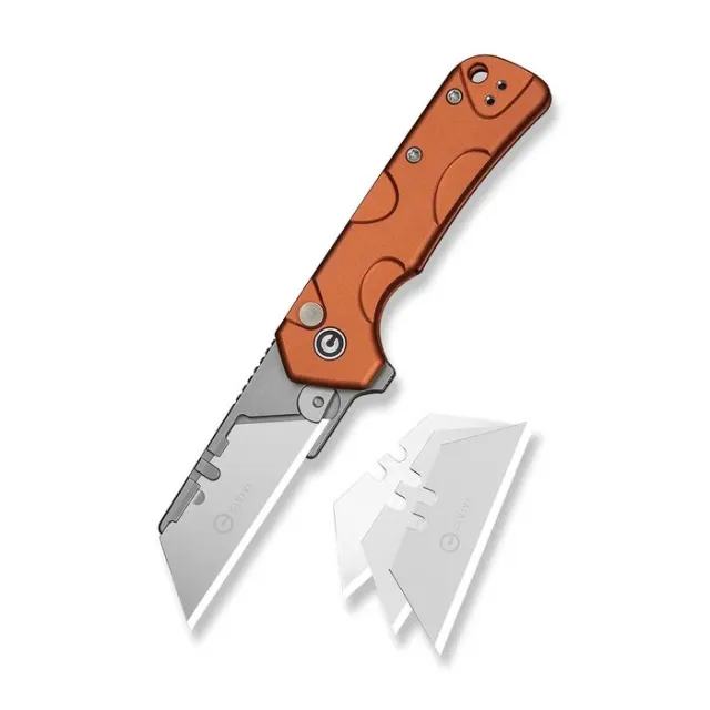 CIVIVI Knives Pulsara C24041F-3 Utility Orange Aluminum - CIVIVI Knives for sale at TheGunDock