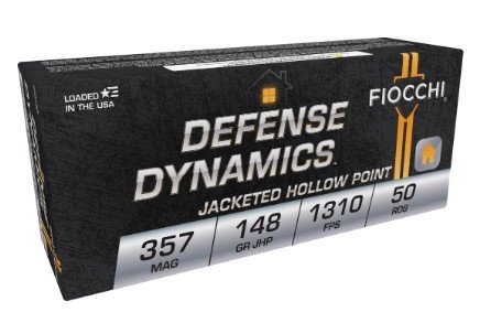 Fiocchi 357E Defense Dynamics 357Mag 148gr JHP 50 Rounds