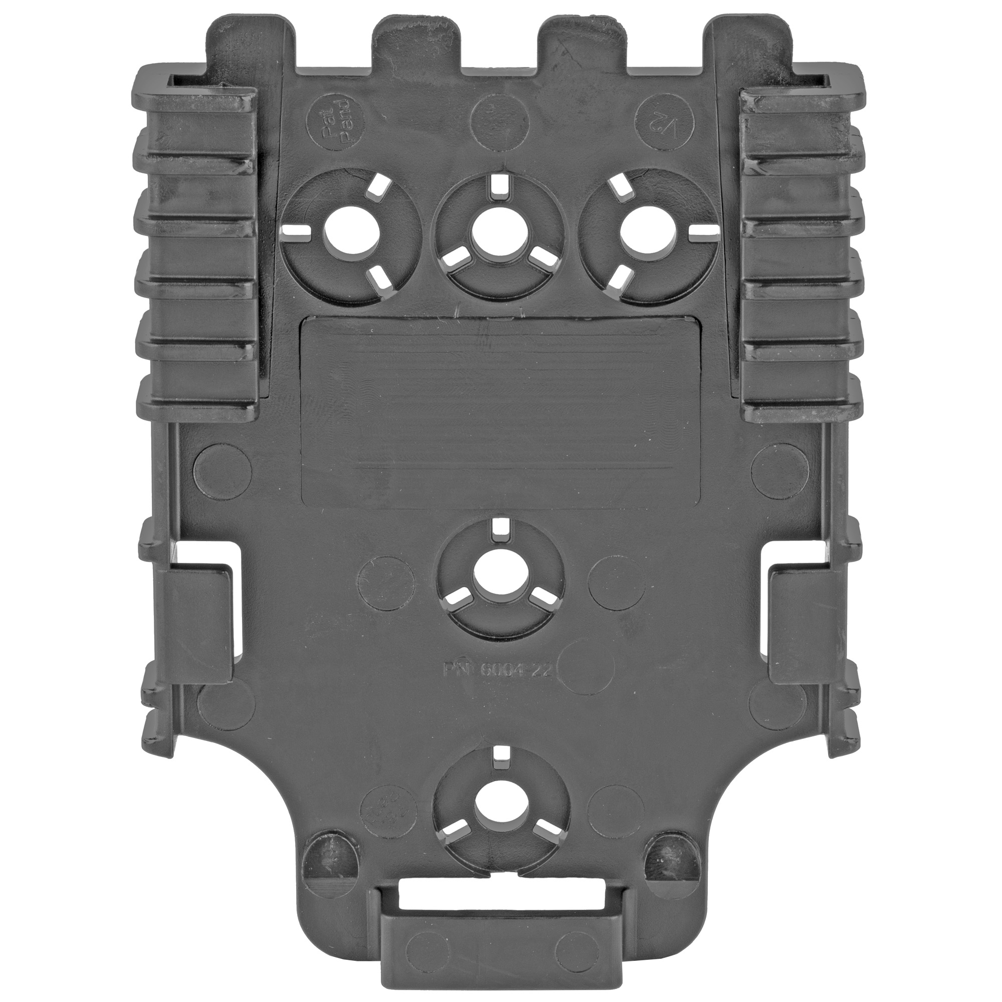 Safariland 6004-22L Quick Locking Receiver Plate Black Single Kit