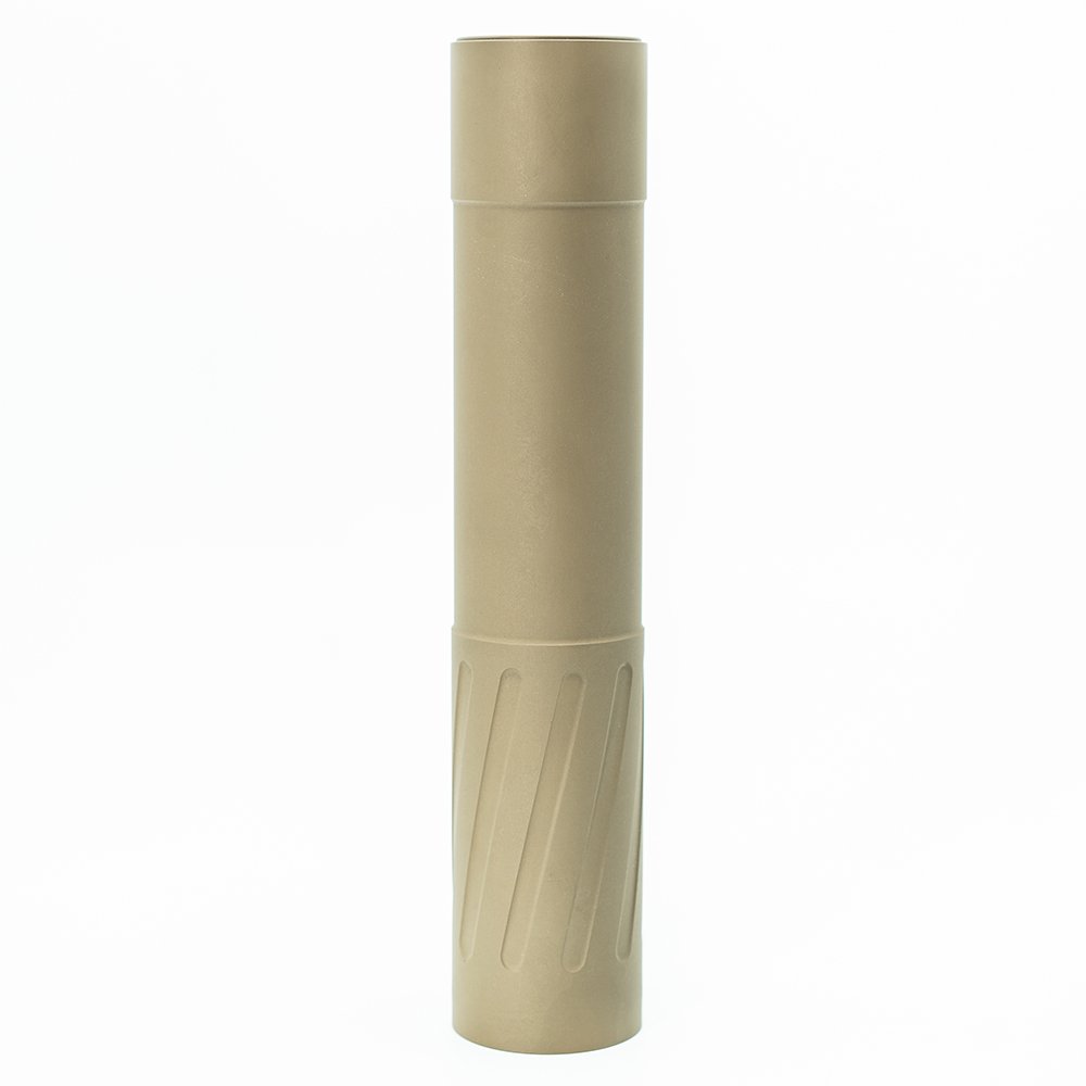 Banish 30 Gold 30 Cal FDE Cerakote Tactical Silencer - Banish Suppressors - 30 CALIBER | 7.62MM