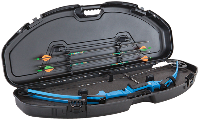 Plano Ultra Compact Bow Case, Black, Model 1109-00, Dense Foam Padding, Crush-proof PillarLock System