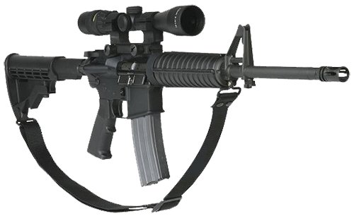 Outdoor Connection Duty Multi-Sling, Black, 1.25in Wide, Mil-Spec Webbing, Adjustable, Weather-Resistant, Tactical Rifle Accessory - MAX