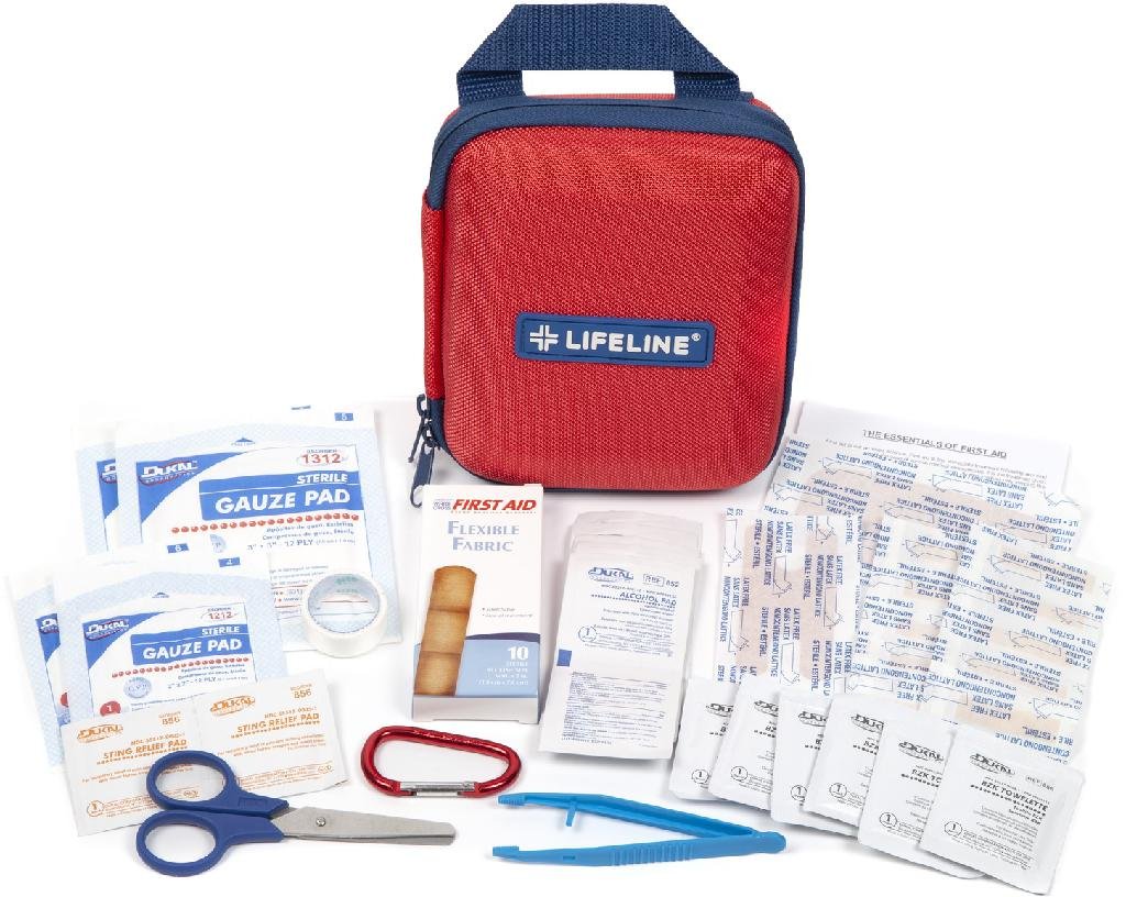 LIFELINE 4404 Medium Hard-Shell Foam First Aid Kit 53pc
